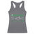 Funny St Patricks Day ER Nurse Racerback Tank Top Emergency Department Lucky Shamrocks
