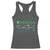 Funny St Patricks Day ER Nurse Racerback Tank Top Emergency Department Lucky Shamrocks