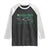 Funny St Patricks Day ER Nurse Raglan Shirt Emergency Department Lucky Shamrocks