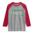 Funny St Patricks Day ER Nurse Raglan Shirt Emergency Department Lucky Shamrocks