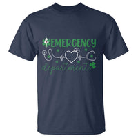 Funny St Patricks Day ER Nurse T Shirt Emergency Department Lucky Shamrocks