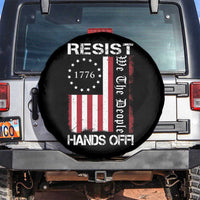 Resist Hands Off Spare Tire Cover Vintage American Betsy Ross Flag We The People