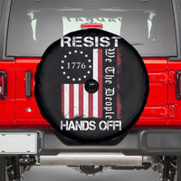 Resist Hands Off Spare Tire Cover Vintage American Betsy Ross Flag We The People
