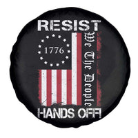 Resist Hands Off Spare Tire Cover Vintage American Betsy Ross Flag We The People