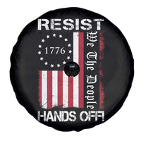 Resist Hands Off Spare Tire Cover Vintage American Betsy Ross Flag We The People