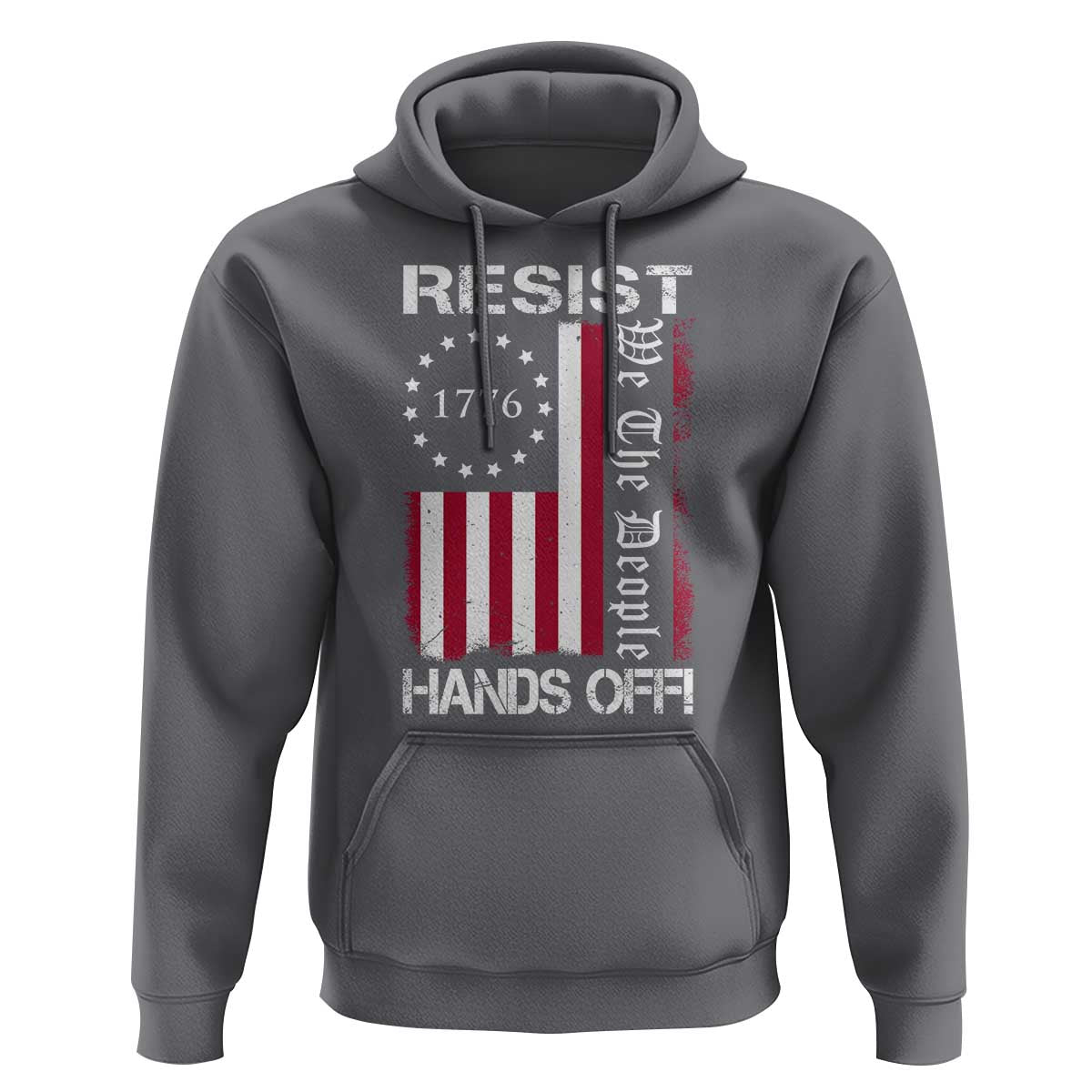 Resist Hands Off Hoodie Vintage American Betsy Ross Flag We The People