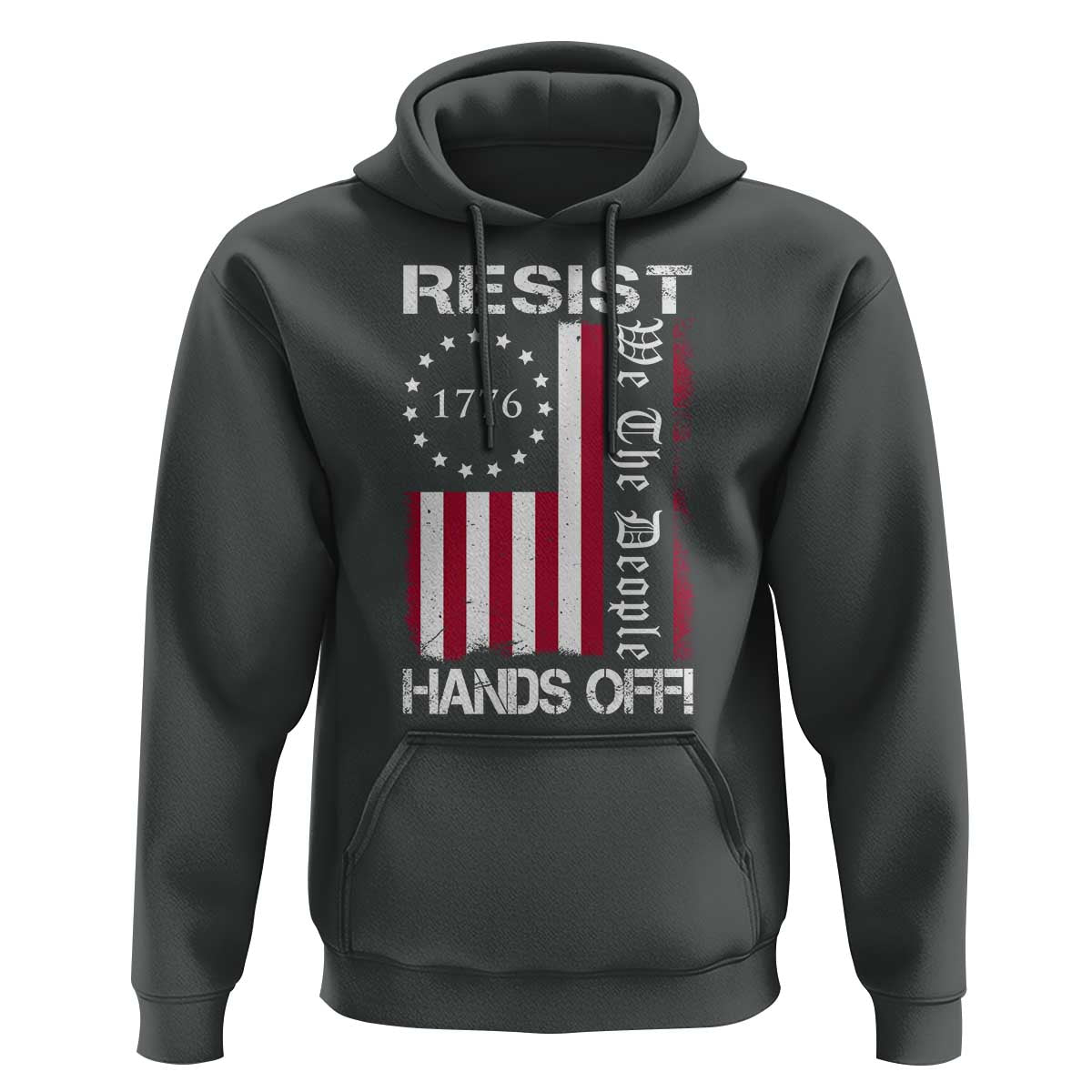 Resist Hands Off Hoodie Vintage American Betsy Ross Flag We The People
