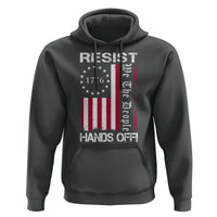 Resist Hands Off Hoodie Vintage American Betsy Ross Flag We The People
