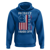 Resist Hands Off Hoodie Vintage American Betsy Ross Flag We The People