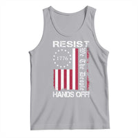 Resist Hands Off Tank Top Vintage American Betsy Ross Flag We The People