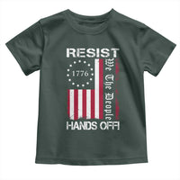Resist Hands Off Toddler T Shirt Vintage American Betsy Ross Flag We The People