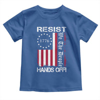 Resist Hands Off Toddler T Shirt Vintage American Betsy Ross Flag We The People