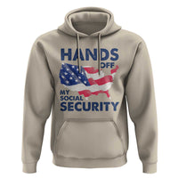Hands Off My Social Security Hoodie Patriotic USA Retirement Protection American Flag