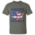 Hands Off My Social Security T Shirt Patriotic USA Retirement Protection American Flag