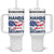 Hands Off My Social Security Tumbler With Handle Patriotic USA Retirement Protection American Flag