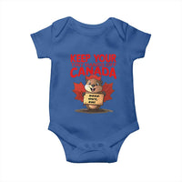 Keep Your Tiny Hands Off Canada Baby Onesie Not For Sale Canadian Maple Leaf Beaver