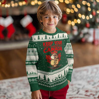 Keep Your Tiny Hands Off Canada Ugly Christmas Sweater Not For Sale Canadian Maple Leaf Beaver - Wonder Print Shop