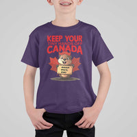 Keep Your Tiny Hands Off Canada T Shirt For Kid Not For Sale Canadian Maple Leaf Beaver