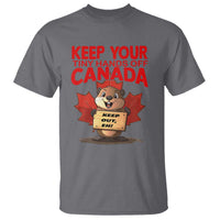 Keep Your Tiny Hands Off Canada T Shirt Not For Sale Canadian Maple Leaf Beaver