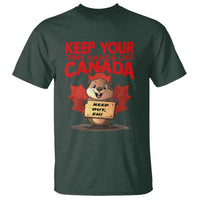 Keep Your Tiny Hands Off Canada T Shirt Not For Sale Canadian Maple Leaf Beaver