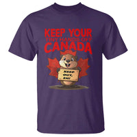 Keep Your Tiny Hands Off Canada T Shirt Not For Sale Canadian Maple Leaf Beaver