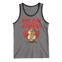 Keep Your Tiny Hands Off Canada Tank Top Not For Sale Canadian Maple Leaf Beaver