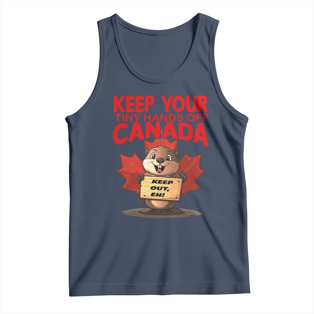 Keep Your Tiny Hands Off Canada Tank Top Not For Sale Canadian Maple Leaf Beaver