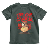 Keep Your Tiny Hands Off Canada Toddler T Shirt Not For Sale Canadian Maple Leaf Beaver