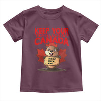 Keep Your Tiny Hands Off Canada Toddler T Shirt Not For Sale Canadian Maple Leaf Beaver