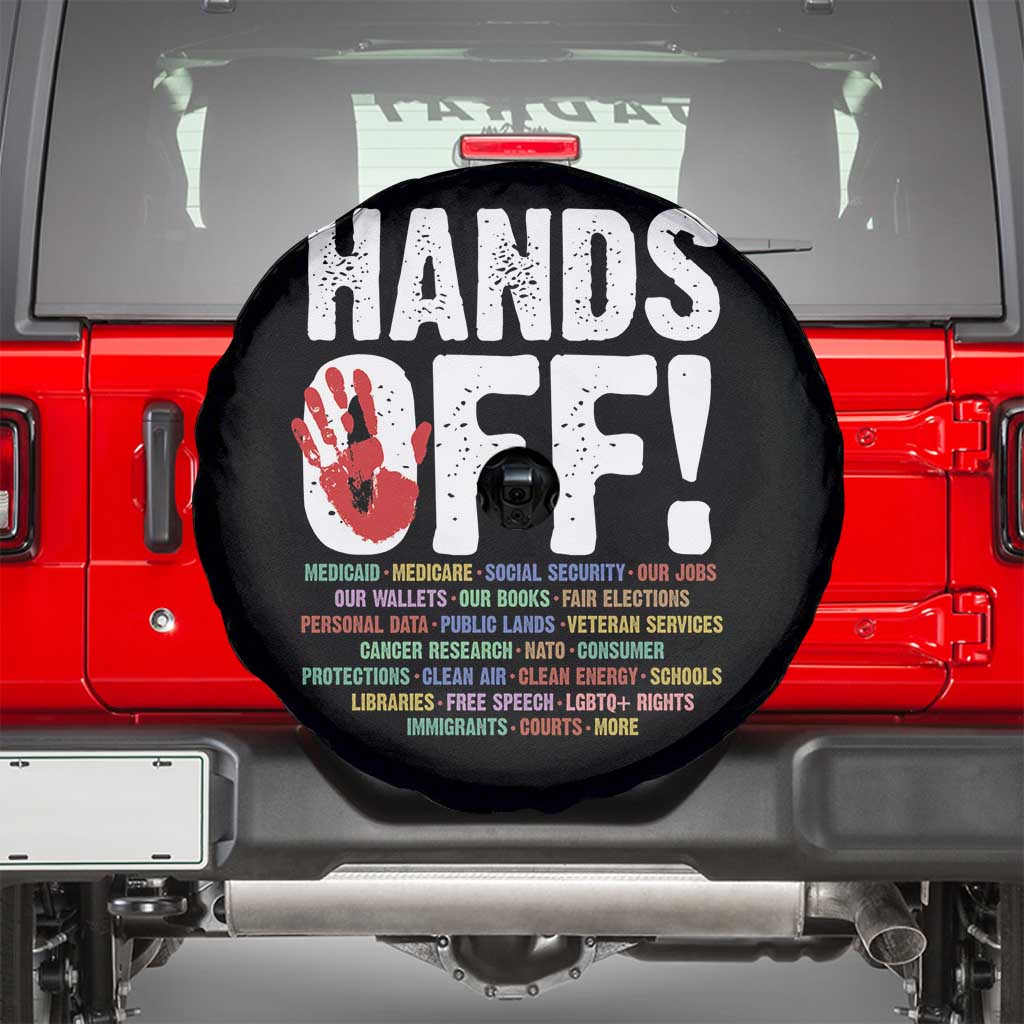 Resist Hands Off Spare Tire Cover Protect USA American We The People