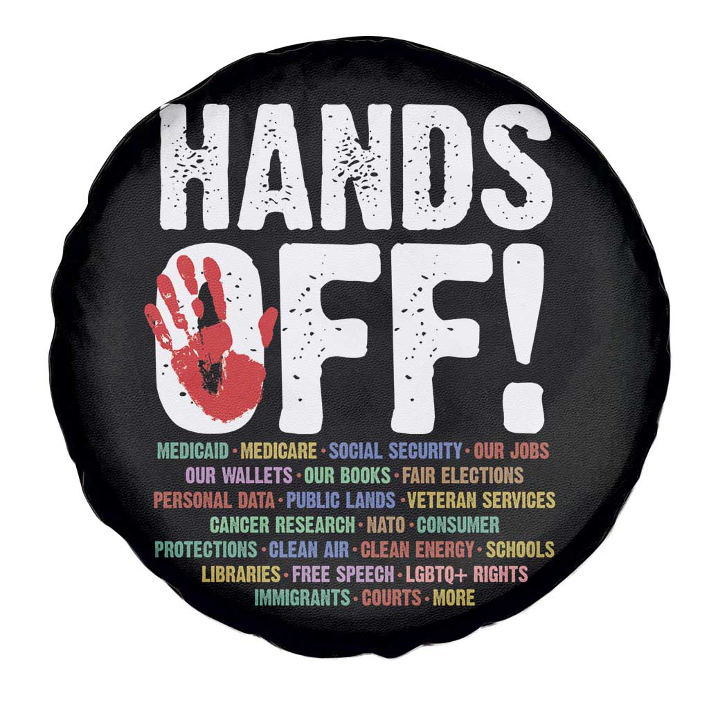Resist Hands Off Spare Tire Cover Protect USA American We The People