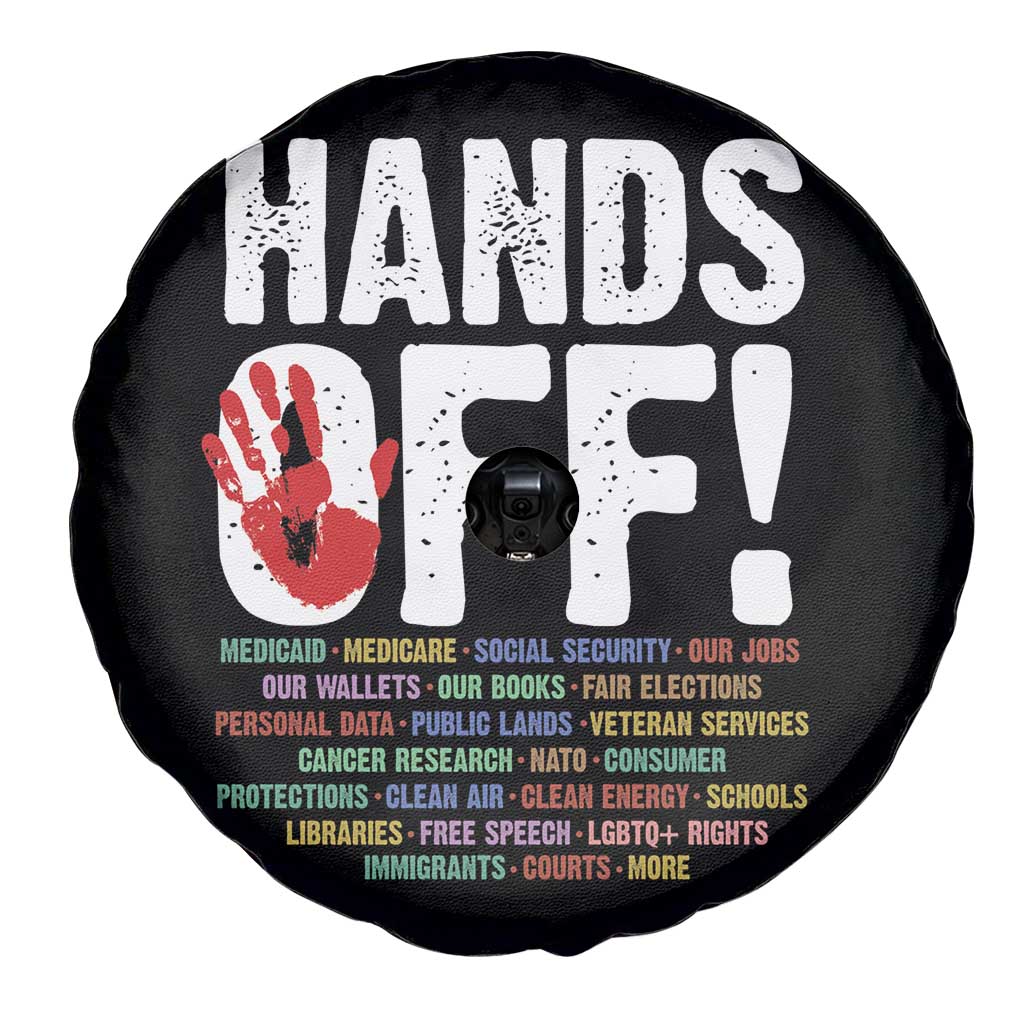 Resist Hands Off Spare Tire Cover Protect USA American We The People
