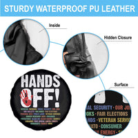 Resist Hands Off Spare Tire Cover Protect USA American We The People