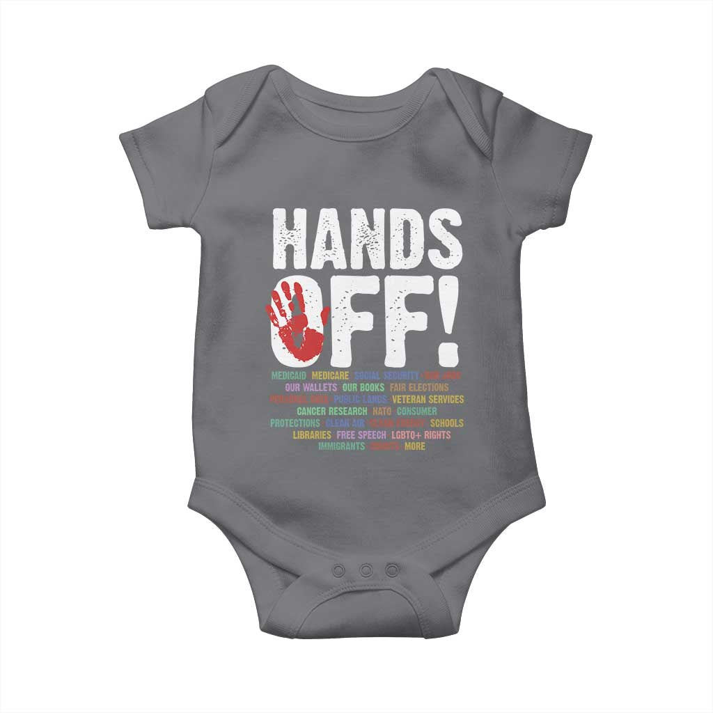 Resist Hands Off Baby Onesie Protect USA American We The People