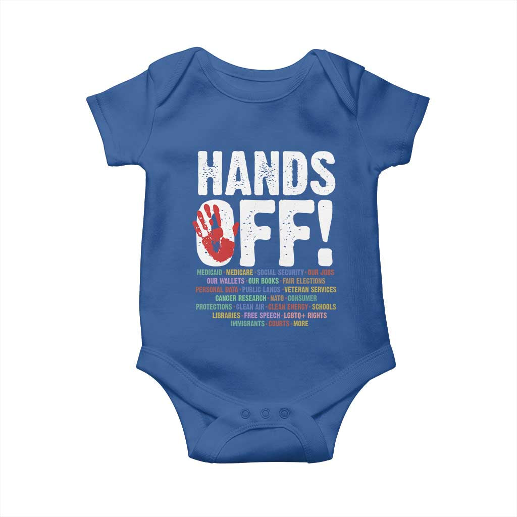 Resist Hands Off Baby Onesie Protect USA American We The People