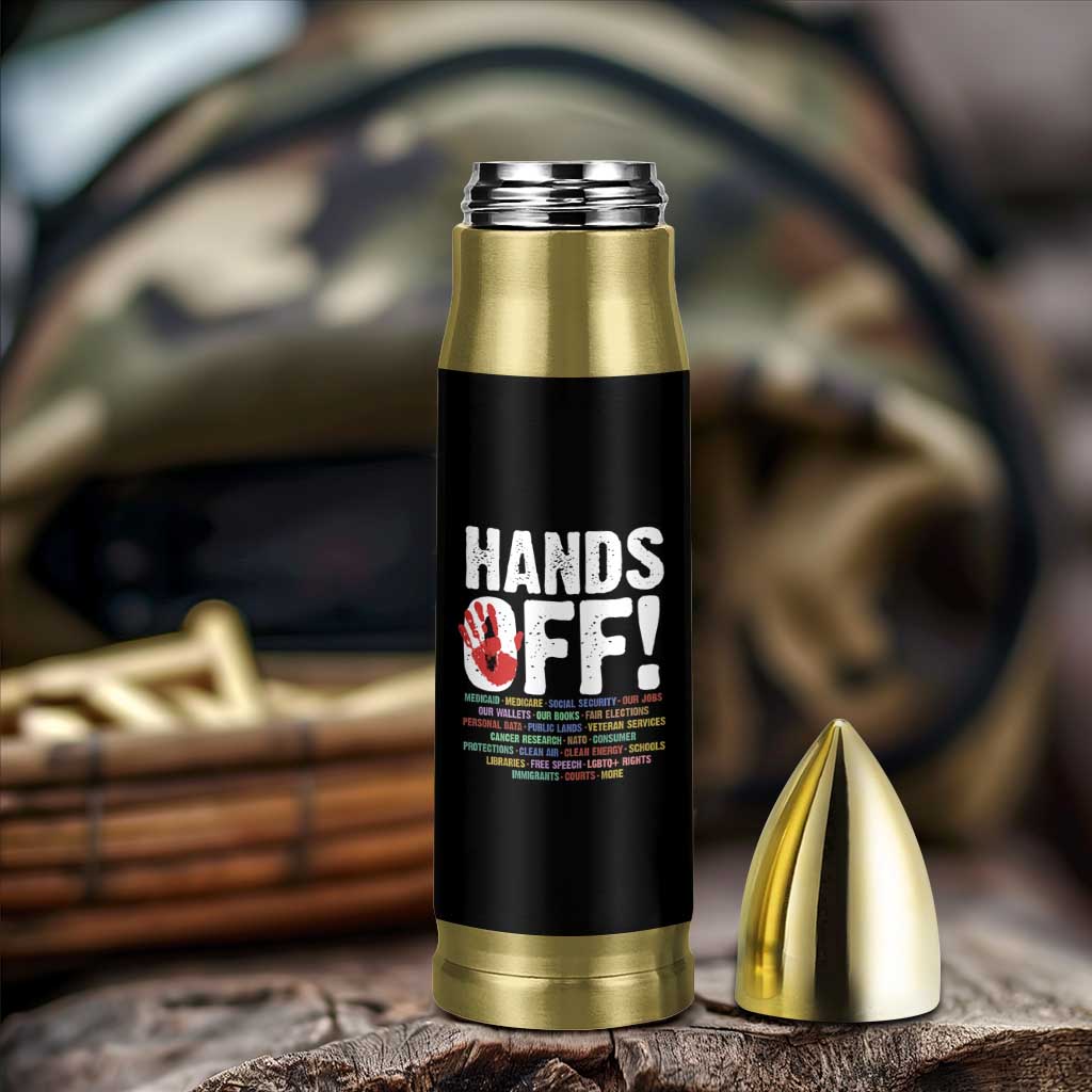 Resist Hands Off Bullet Tumbler Protect USA American We The People