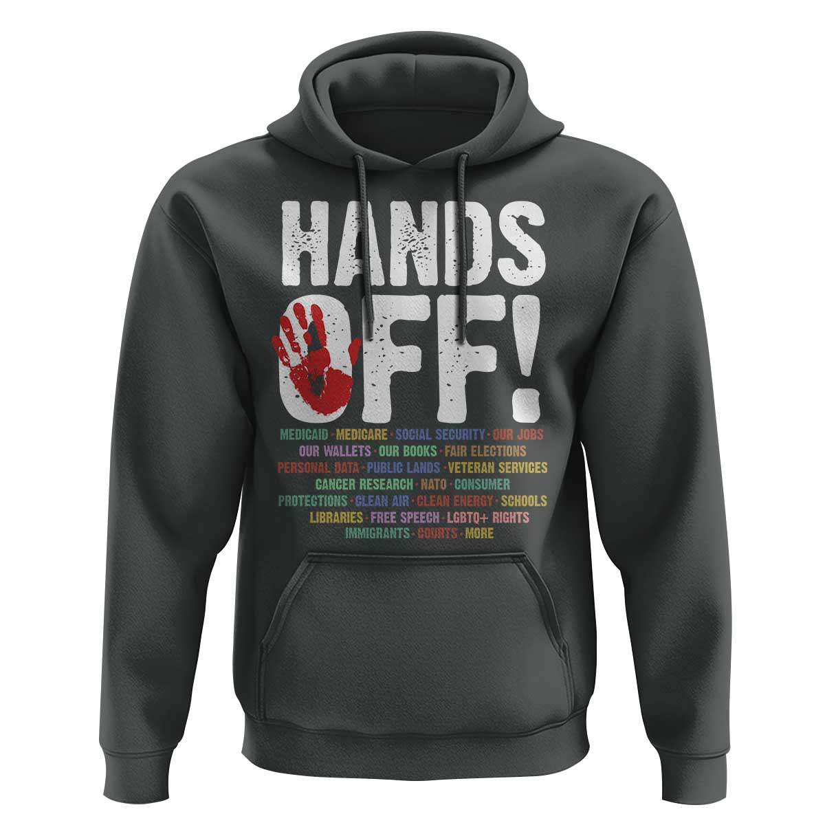 Resist Hands Off Hoodie Protect USA American We The People