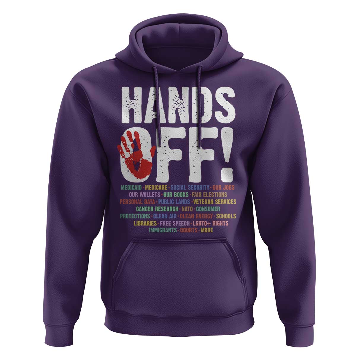 Resist Hands Off Hoodie Protect USA American We The People