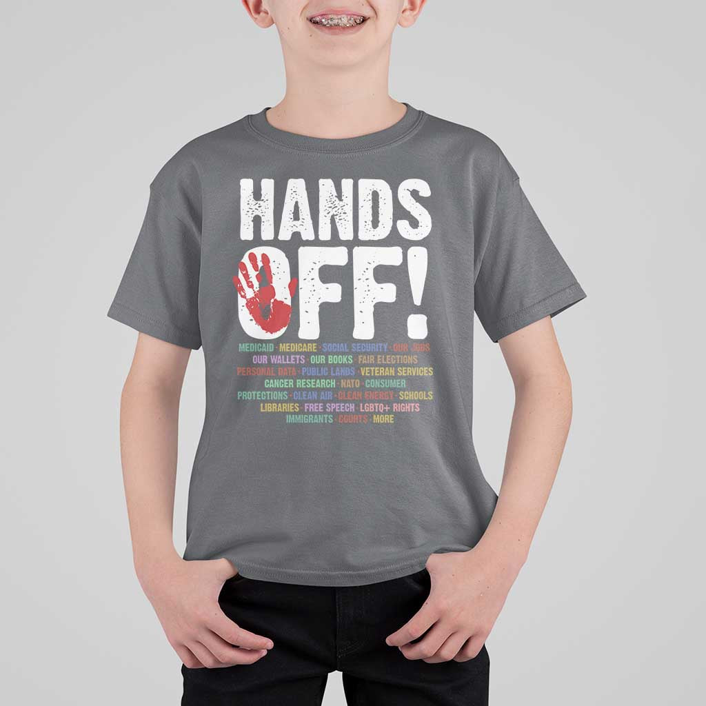 Resist Hands Off T Shirt For Kid Protect USA American We The People