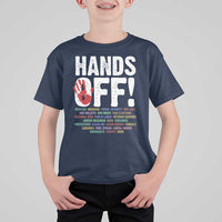 Resist Hands Off T Shirt For Kid Protect USA American We The People