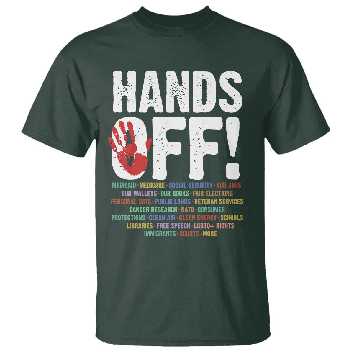 Resist Hands Off T Shirt Protect USA American We The People