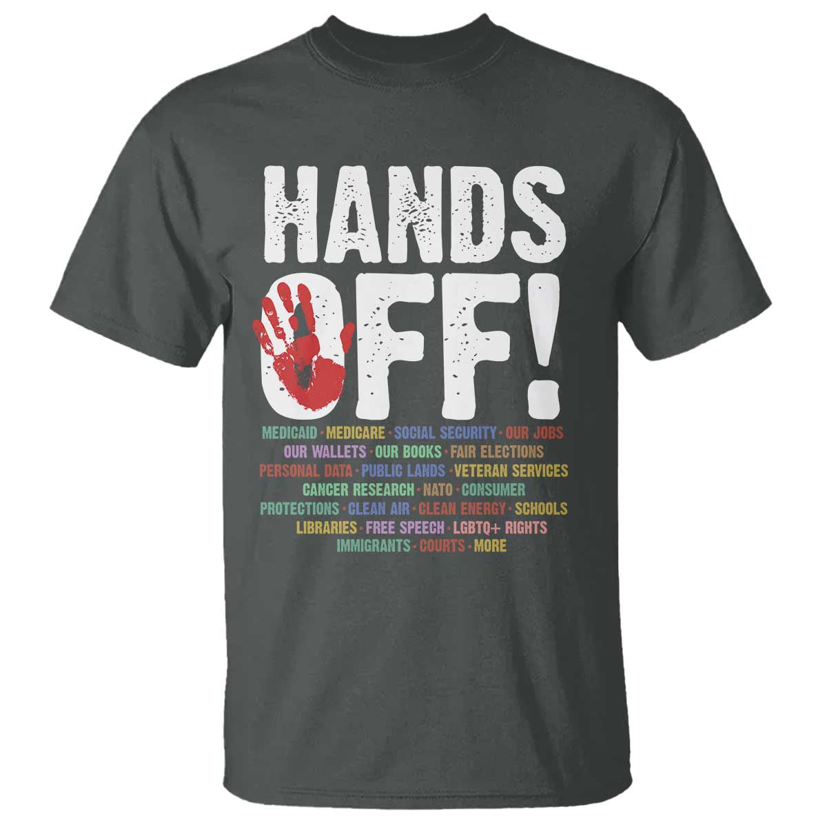 Resist Hands Off T Shirt Protect USA American We The People