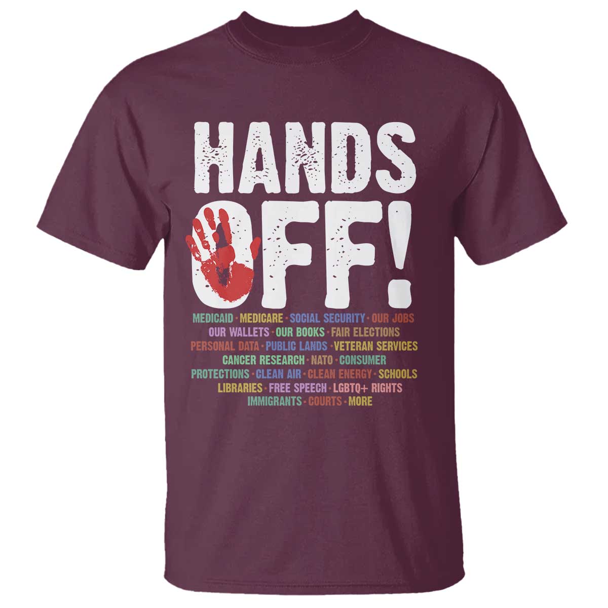 Resist Hands Off T Shirt Protect USA American We The People