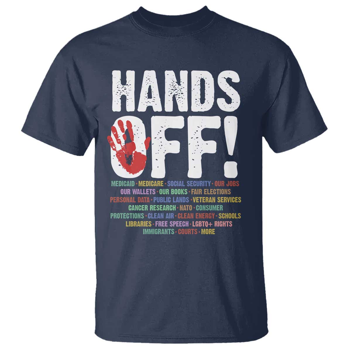 Resist Hands Off T Shirt Protect USA American We The People