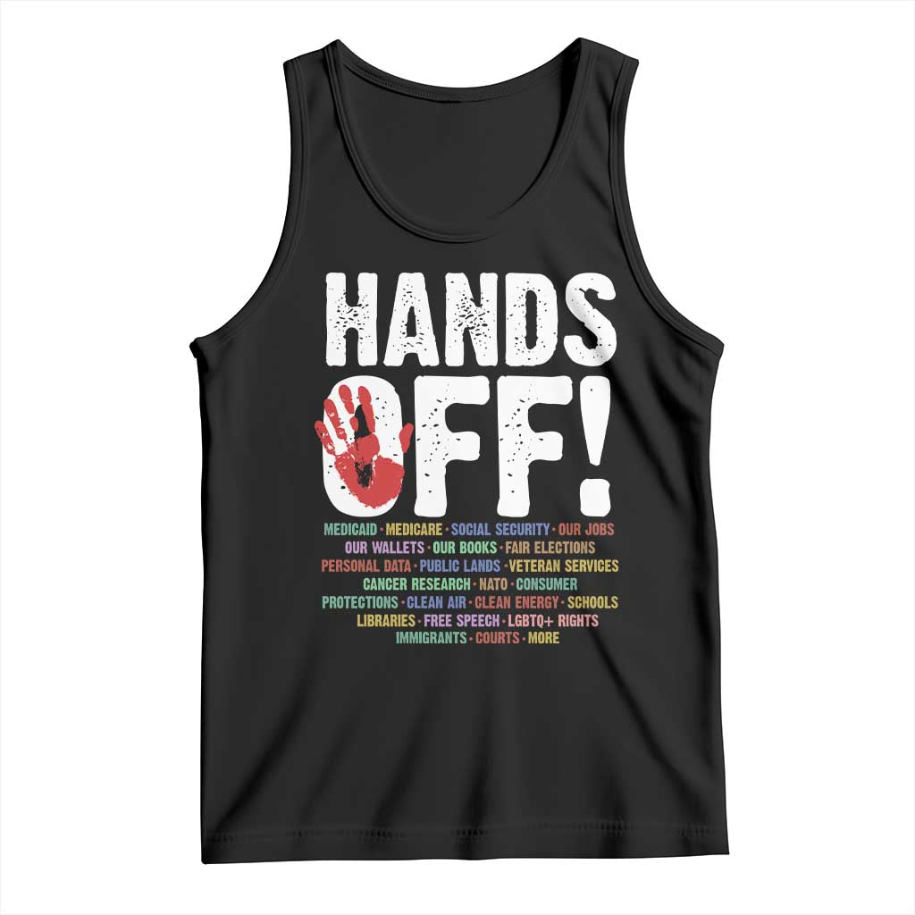 Resist Hands Off Tank Top Protect USA American We The People