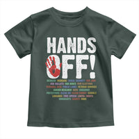 Resist Hands Off Toddler T Shirt Protect USA American We The People