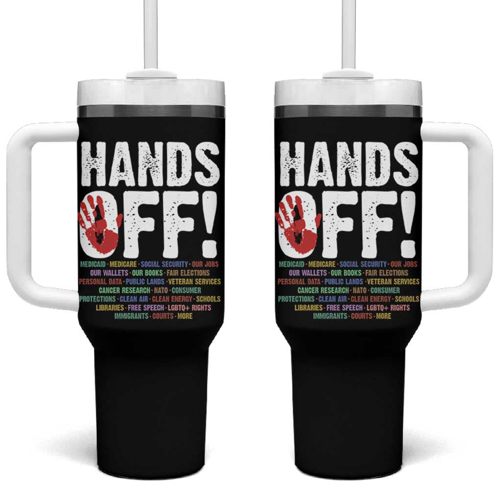 Resist Hands Off Tumbler With Handle Protect USA American We The People