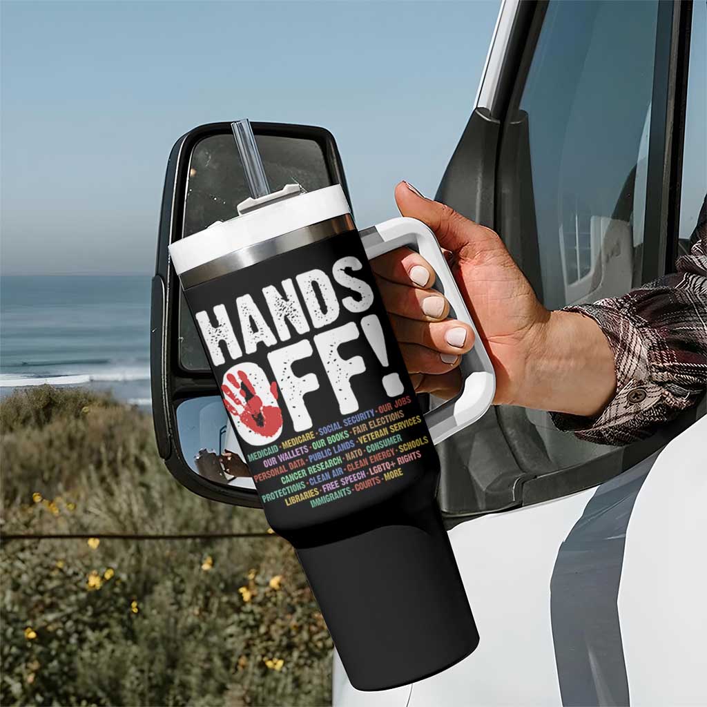 Resist Hands Off Tumbler With Handle Protect USA American We The People