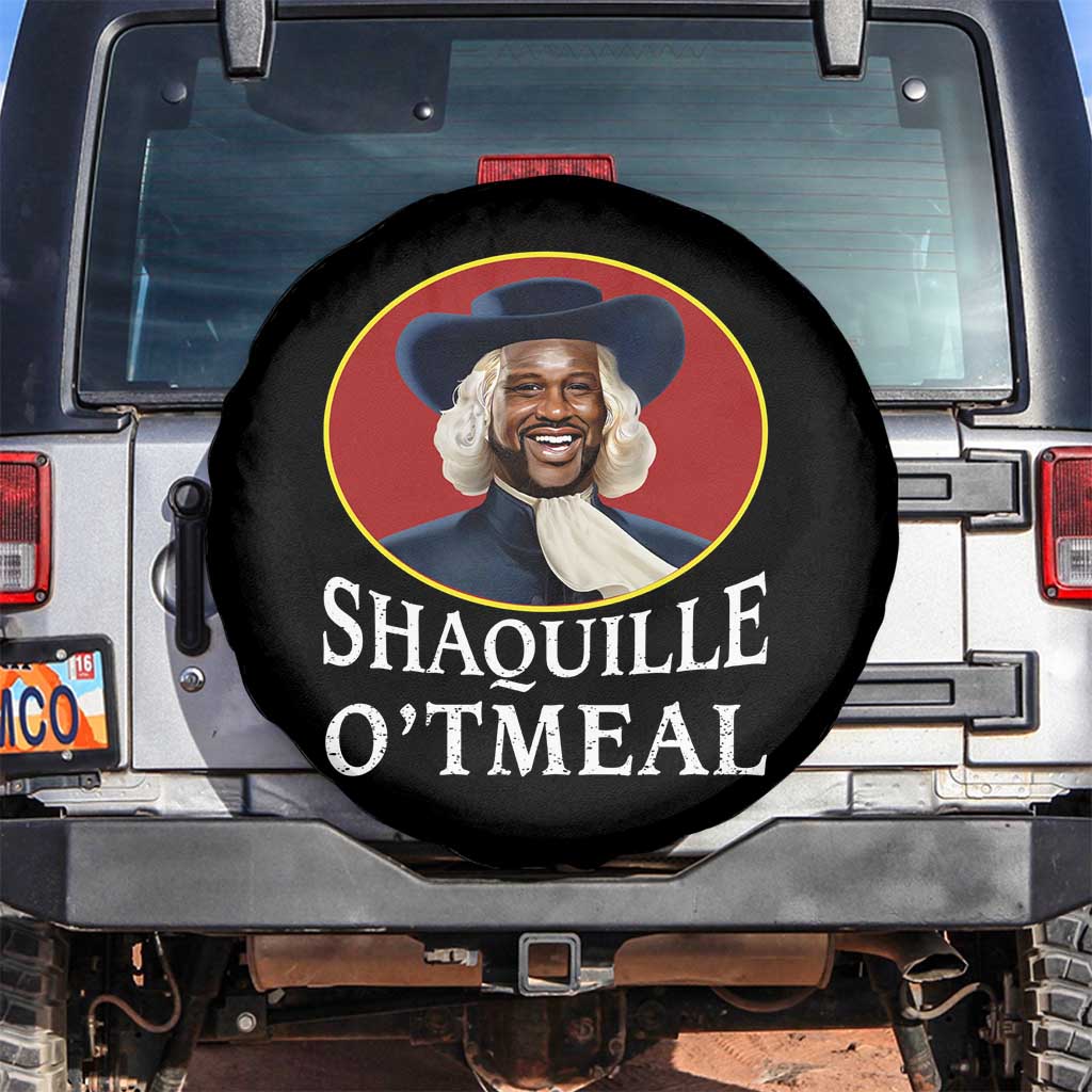 Funny Shaquille Oatmeal Spare Tire Cover Shaq O'neal Meme Cereal Parody