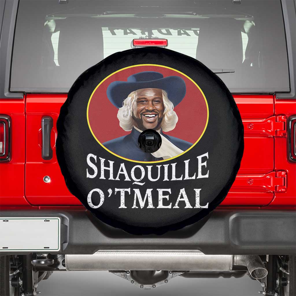 Funny Shaquille Oatmeal Spare Tire Cover Shaq O'neal Meme Cereal Parody